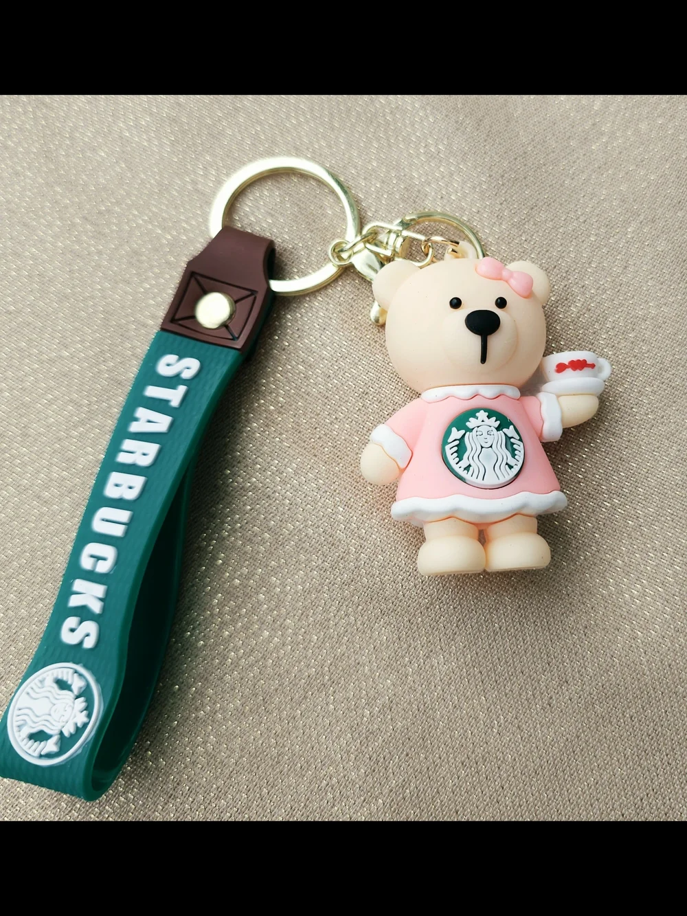 Starbucks Adorable 3D Bearista & Coffee Cup Keychains – You Pick! ☕